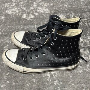 Converse White High-Top Sneakers